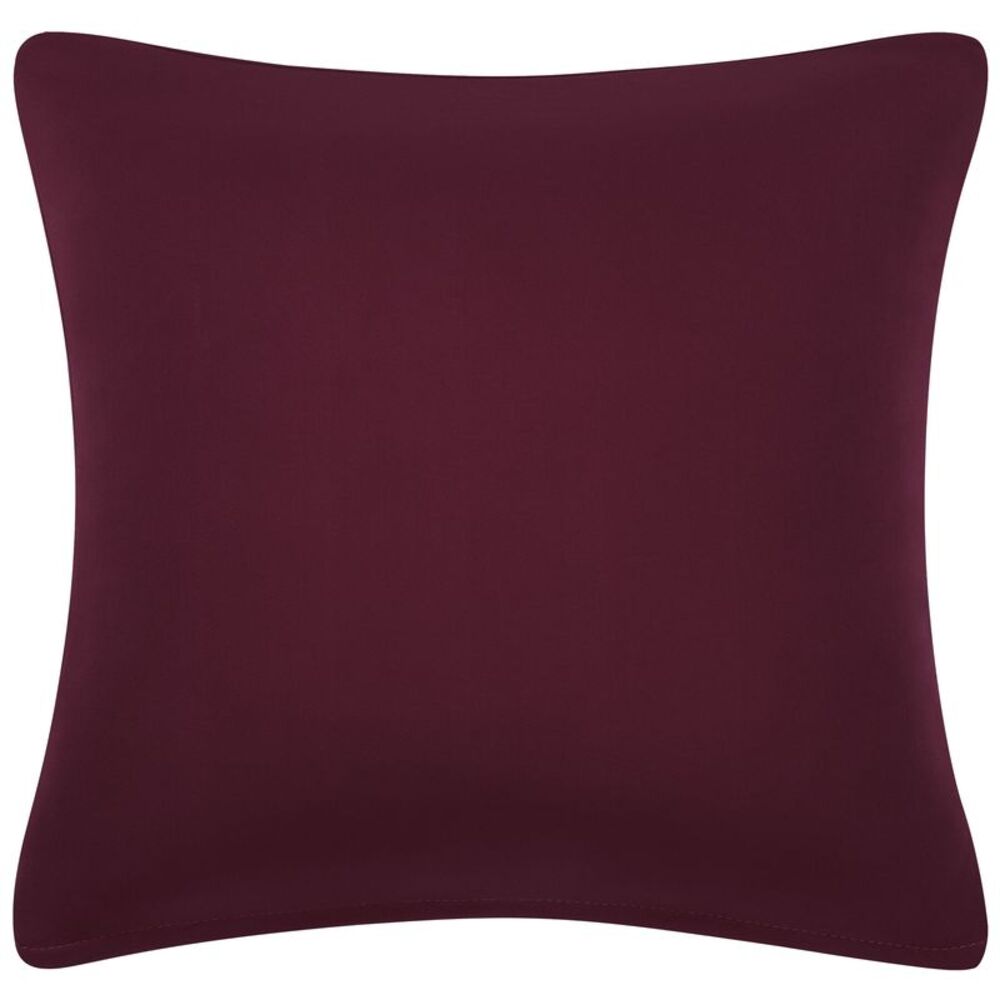 Square Throw Pillow Case Cushion Cover Home Sofa 18" x 18" Burgundy